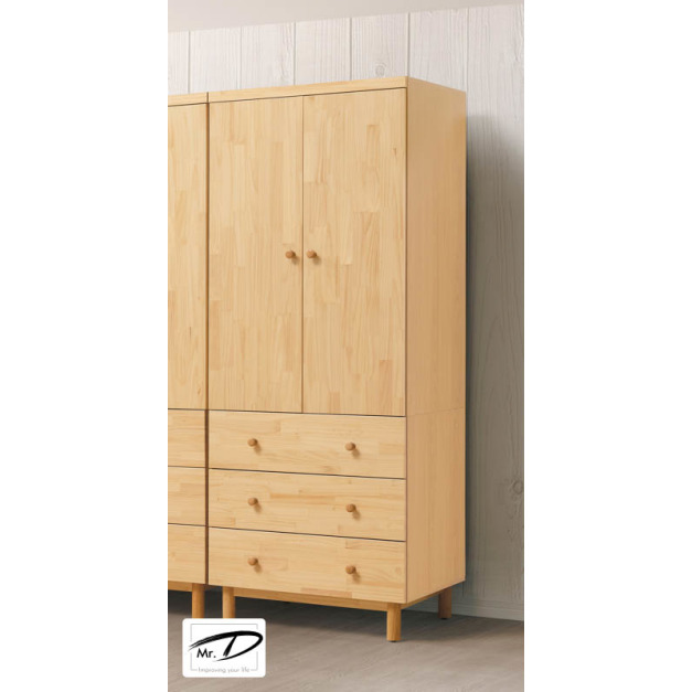 B3445 151-03 哥本哈根實木3×7尺衣櫥 B3445 151-03 哥本哈根實木3×7尺衣櫥