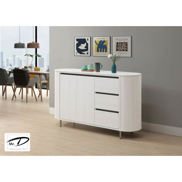 B2065 434-02 勞倫斯5尺岩板收納櫃 (白榆木) B2065 434-02 勞倫斯5尺岩板收納櫃 (白榆木)