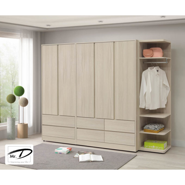 B3161 48-01 克利奧8.2尺組合衣櫥 B3161 48-01 克利奧8.2尺組合衣櫥