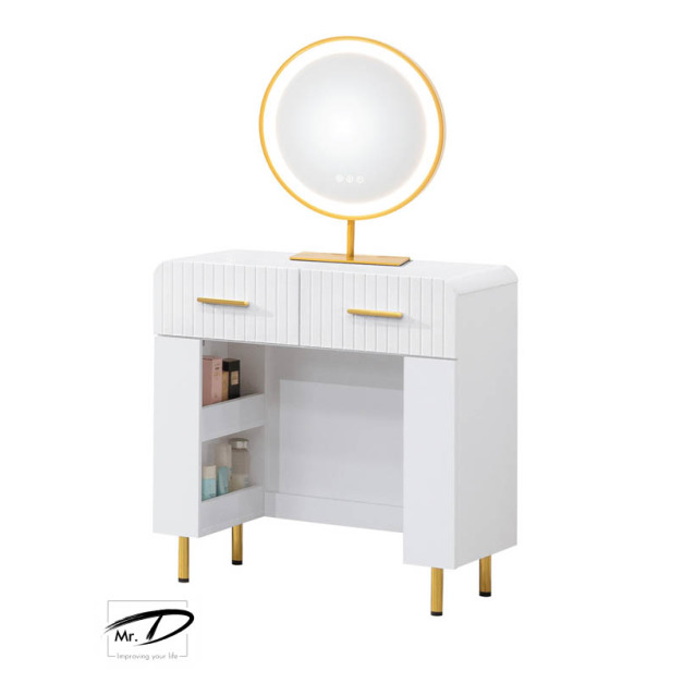 B3303 113-04 溫斯頓2.3尺圓鏡鏡台 (含椅) B3303 113-04 溫斯頓2.3尺圓鏡鏡台 (含椅)