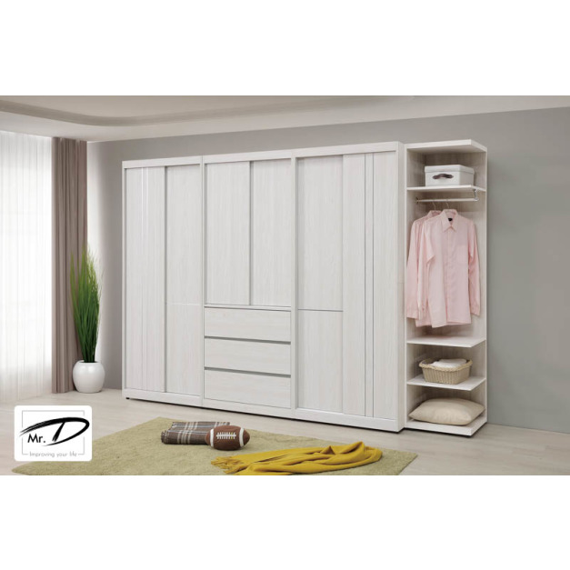 B3206 66-01 科琳9.5尺組合推門衣櫥 B3206 66-01 科琳9.5尺組合推門衣櫥