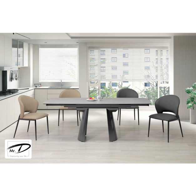 B2137 478-01 葛林斯6.6尺複合陶板伸縮餐桌 B2137 478-01 葛林斯6.6尺複合陶板伸縮餐桌