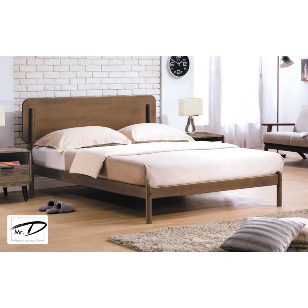 B3482 176-08 羅德北歐6尺淺胡桃床台 (木面) B3482 176-08 羅德北歐6尺淺胡桃床台 (木面)