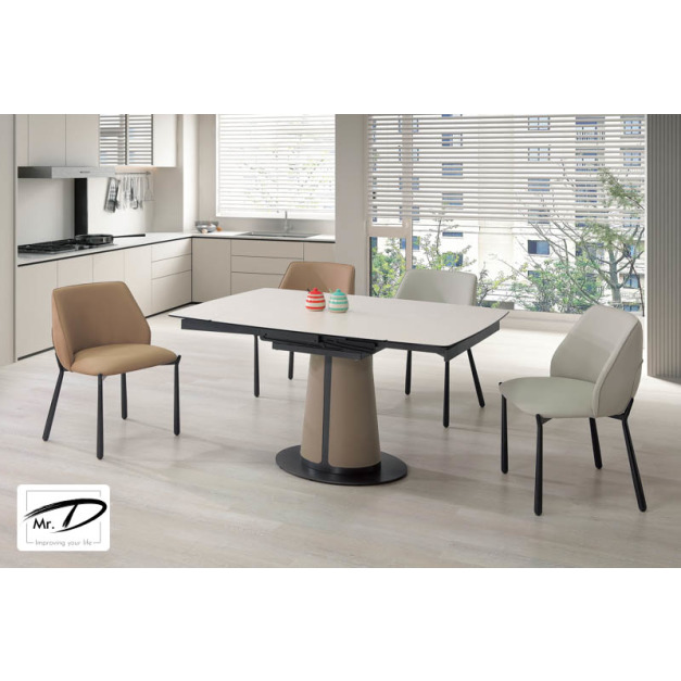 B2153 481-01 洛伊4.7尺複合陶板伸縮餐桌 B2153 481-01 洛伊4.7尺複合陶板伸縮餐桌