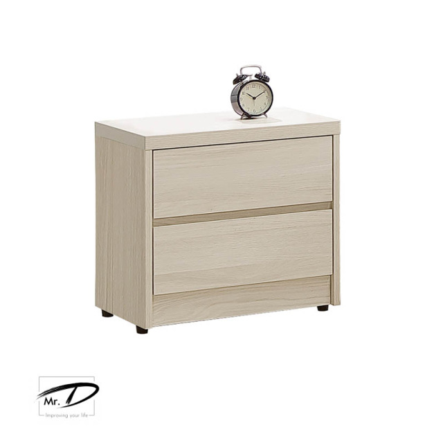 B3165 51-07 克勞黛雙暗抽床頭櫃 B3165 51-07 克勞黛雙暗抽床頭櫃