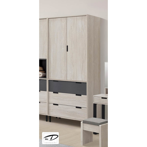 B3344 123-09 溫哥華3×7尺衣櫥 B3344 123-09 溫哥華3×7尺衣櫥