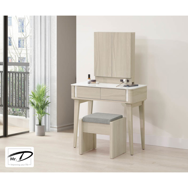 B3131 36-02 華格納2.7尺岩板鏡台 (含椅) B3131 36-02 華格納2.7尺岩板鏡台 (含椅)