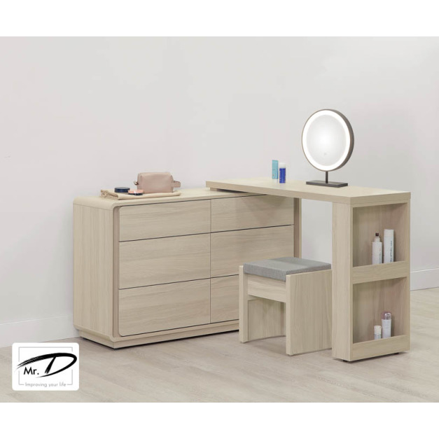 B3157 46-08 克利奧4尺功能伸縮鏡台組(含椅) B3157 46-08 克利奧4尺功能伸縮鏡台組(含椅)