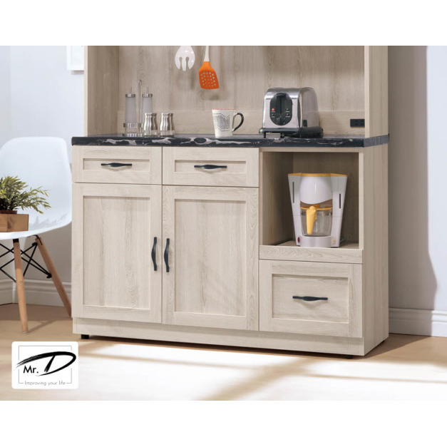 B2101 454-05 潔西石面4尺餐櫃下座 B2101 454-05 潔西石面4尺餐櫃下座