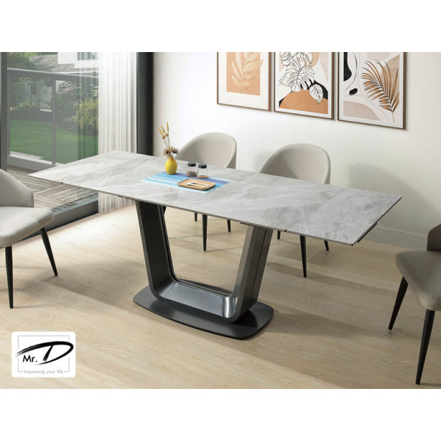 B2119 468-01 康托爾6.6尺岩板伸縮餐桌 B2119 468-01 康托爾6.6尺岩板伸縮餐桌