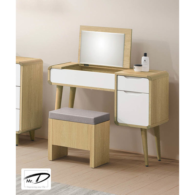 B3368 130-09 喬迪3尺掀鏡台 (含椅) B3368 130-09 喬迪3尺掀鏡台 (含椅)