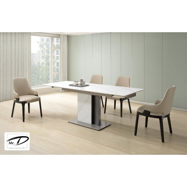 B2131 473-01 克萊德6.6尺岩板伸縮餐桌 B2131 473-01 克萊德6.6尺岩板伸縮餐桌