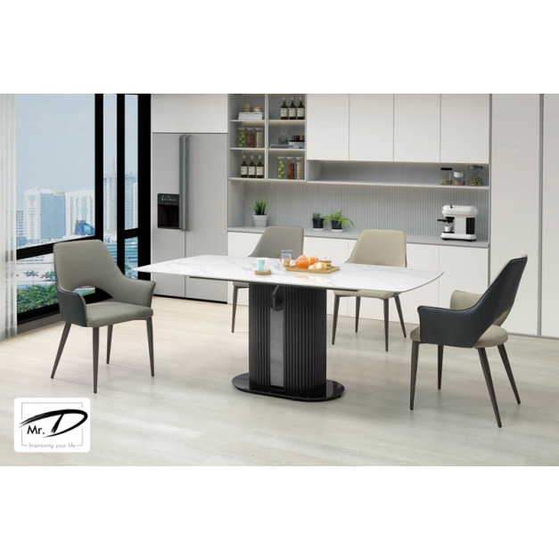 B2140 478-04 范德爾6尺柔光岩板餐桌 B2140 478-04 范德爾6尺柔光岩板餐桌