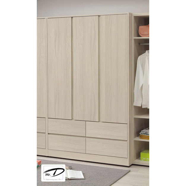 B3169 52-03 克利奧4×7尺雙暗抽衣櫥 B3169 52-03 克利奧4×7尺雙暗抽衣櫥