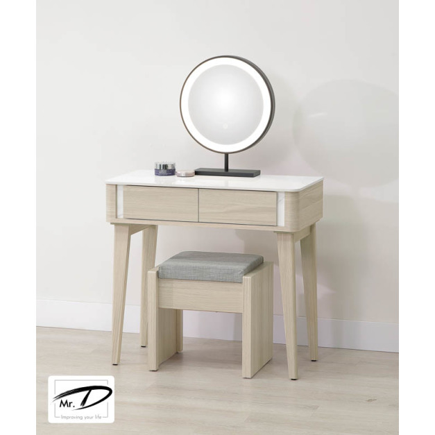 B3130 36-01 華格納2.7尺岩板鏡台 (含椅) B3130 36-01 華格納2.7尺岩板鏡台 (含椅)