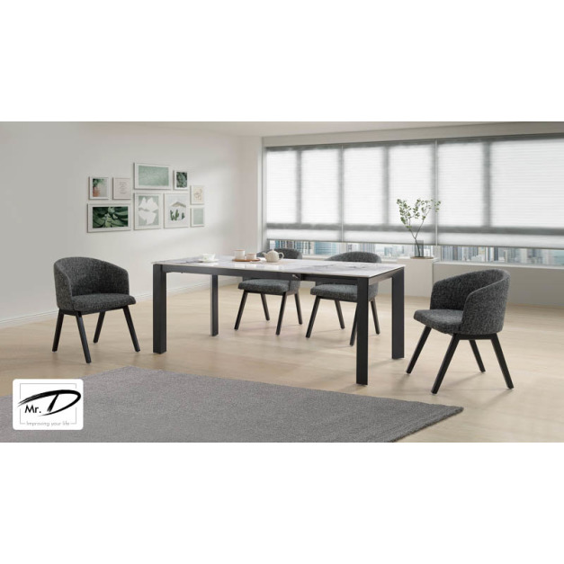 B2169 487-01 艾爾斯6尺岩板伸縮餐桌 B2169 487-01 艾爾斯6尺岩板伸縮餐桌