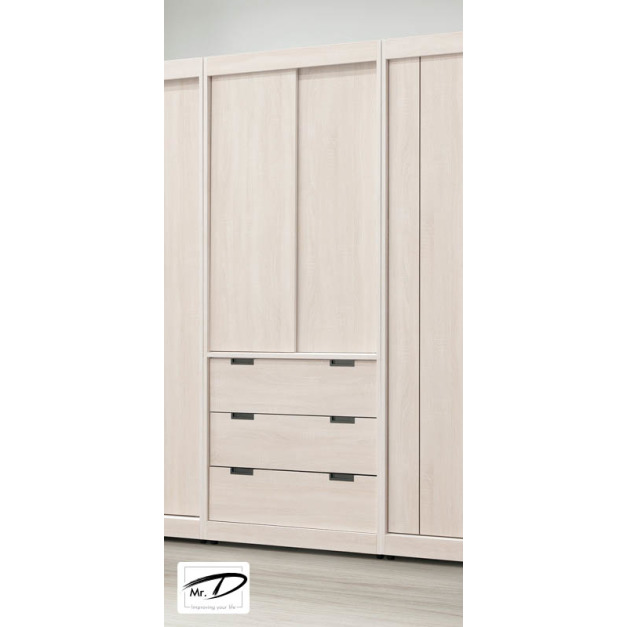 B3291 104-04 安卡拉三抽推門衣櫥 B3291 104-04 安卡拉三抽推門衣櫥