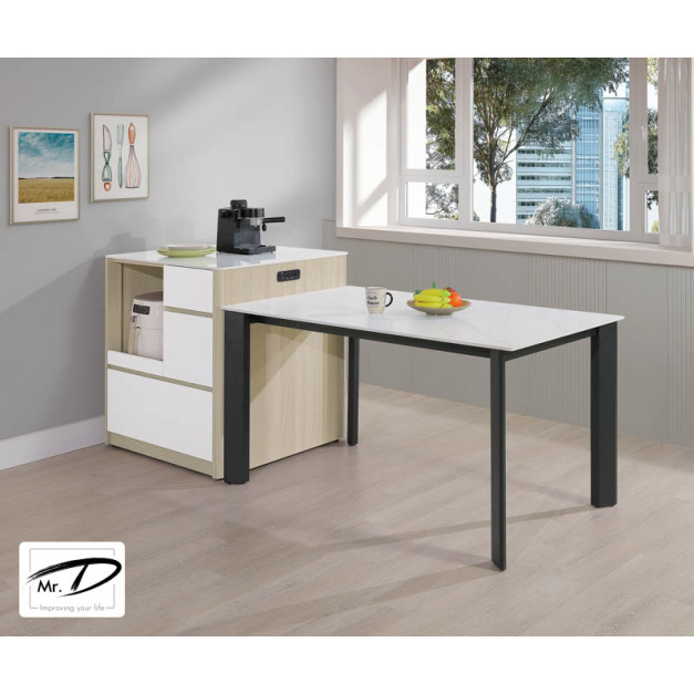 B2023 414-01 黛娜2.7×2.7尺岩板桌邊櫃 B2023 414-01 黛娜2.7×2.7尺岩板桌邊櫃