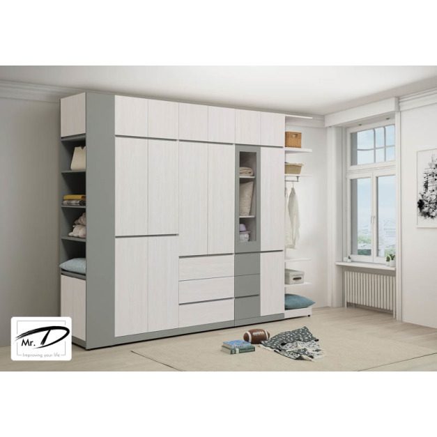 B3195 62-01 凱倫10尺組合高衣櫥 B3195 62-01 凱倫10尺組合高衣櫥