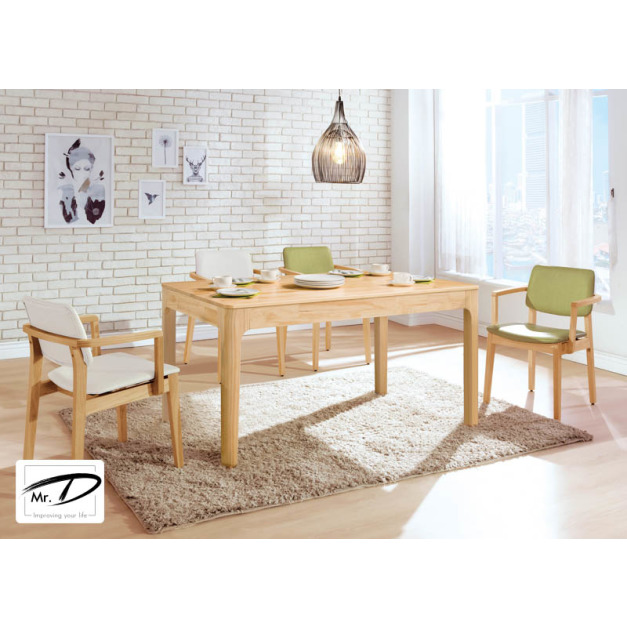 B2248 518-01 希芙5尺原木全實木餐桌 B2248 518-01 希芙5尺原木全實木餐桌