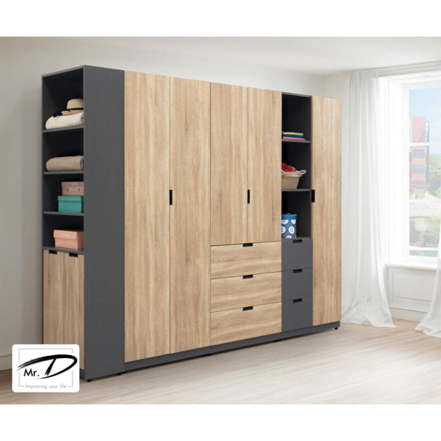 B3399 144-01 奧利佛8.5尺系統式衣櫥 B3399 144-01 奧利佛8.5尺系統式衣櫥