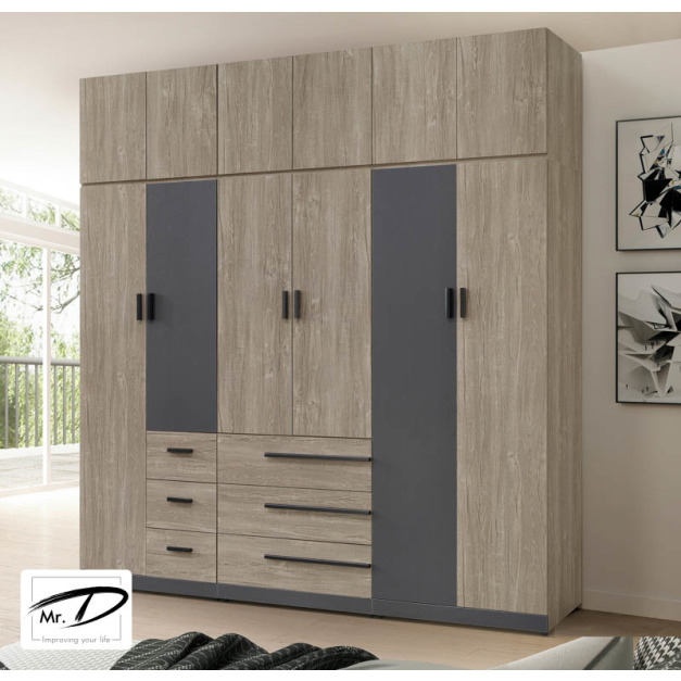 B3466 156-01 布拉格8×8.5尺組合高衣櫥 B3466 156-01 布拉格8×8.5尺組合高衣櫥