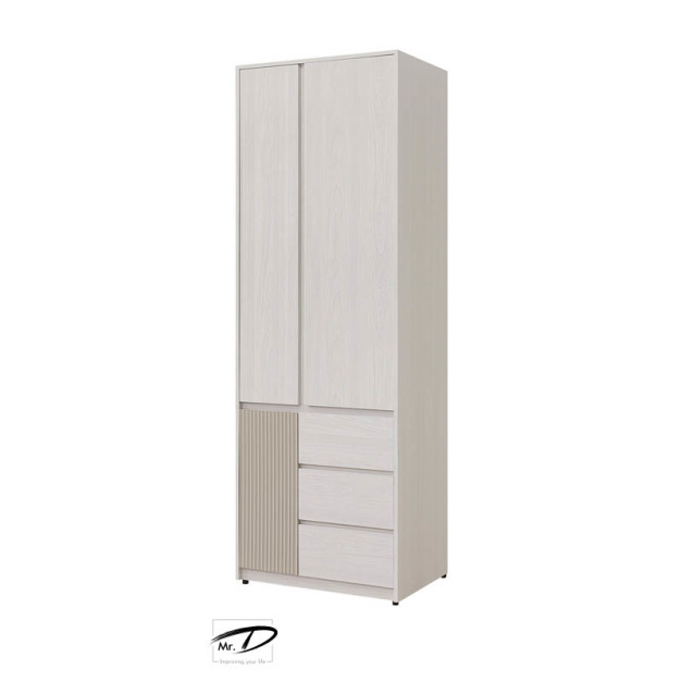 B3185 58-03 索菲亞2.7×8尺三抽高衣櫥 B3185 58-03 索菲亞2.7×8尺三抽高衣櫥