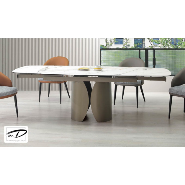 B2116 466-01 梅莉達8尺複合陶板伸縮餐桌 B2116 466-01 梅莉達8尺複合陶板伸縮餐桌