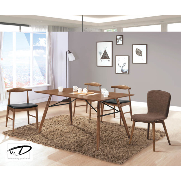 B2277 526-01 伯明罕淺胡桃5尺餐桌 B2277 526-01 伯明罕淺胡桃5尺餐桌