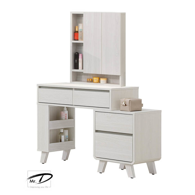 B3204 65-10 瑞莎2.7尺伸縮鏡台 (含椅) B3204 65-10 瑞莎2.7尺伸縮鏡台 (含椅)