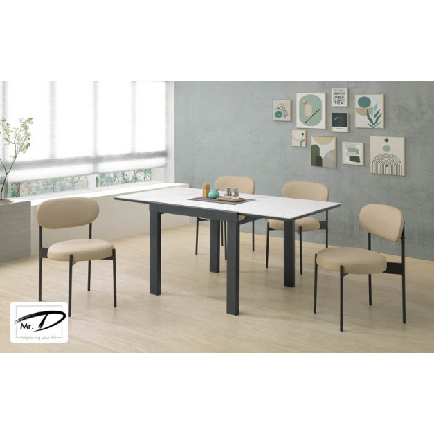 B2171 487-03 漢斯5.3尺岩板伸縮餐桌 B2171 487-03 漢斯5.3尺岩板伸縮餐桌