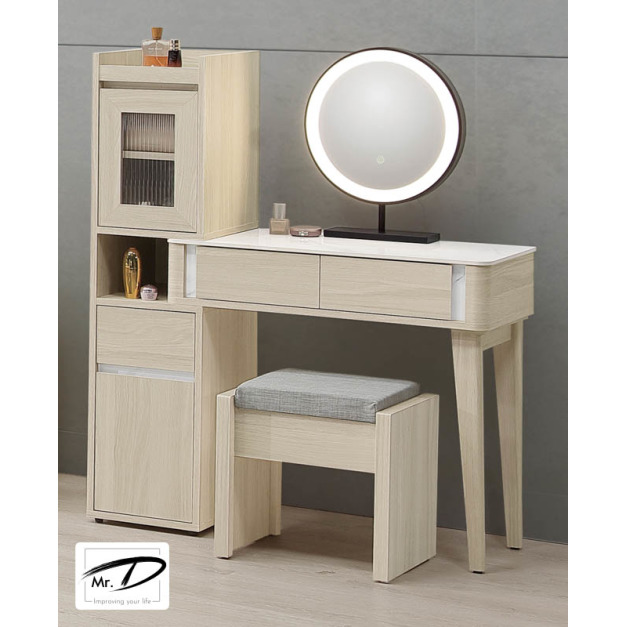 B3128 35-09 華格納2.7尺岩板伸縮鏡台 (含椅) B3128 35-09 華格納2.7尺岩板伸縮鏡台 (含椅)