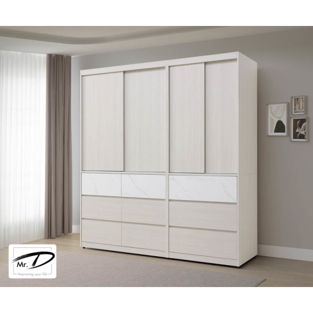 B3242 82-01 泰倫7×7尺推門組合衣櫥 B3242 82-01 泰倫7×7尺推門組合衣櫥