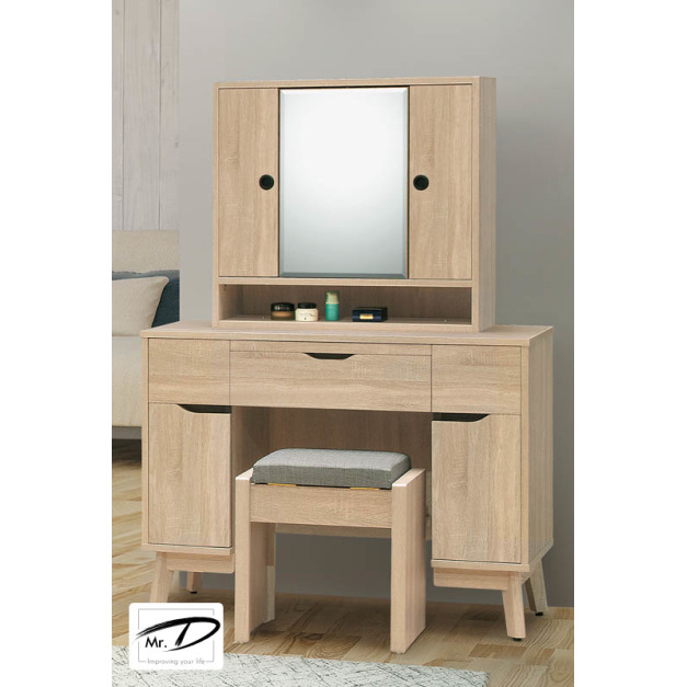 B3385 137-11 奧斯陸3.3尺旋轉鏡台 (含椅) B3385 137-11 奧斯陸3.3尺旋轉鏡台 (含椅)