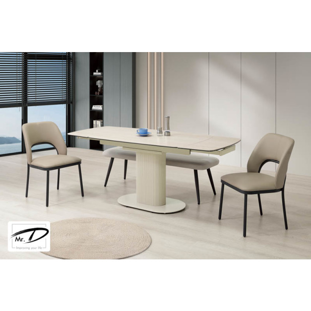 B2147 480-01 尼娜6尺複合陶板伸縮餐桌 B2147 480-01 尼娜6尺複合陶板伸縮餐桌