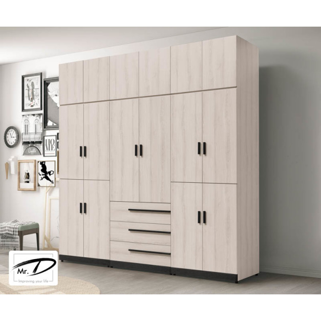 B3333 122-01 瑪爾斯8×8.5尺組合高衣櫥 B3333 122-01 瑪爾斯8×8.5尺組合高衣櫥