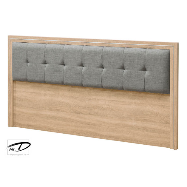 B3405 144-07 艾美鋸切橡木5尺床頭片 B3405 144-07 艾美鋸切橡木5尺床頭片