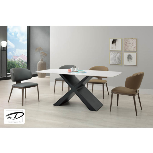 B2126 470-04 奧斯卡6尺柔光岩板餐桌 B2126 470-04 奧斯卡6尺柔光岩板餐桌