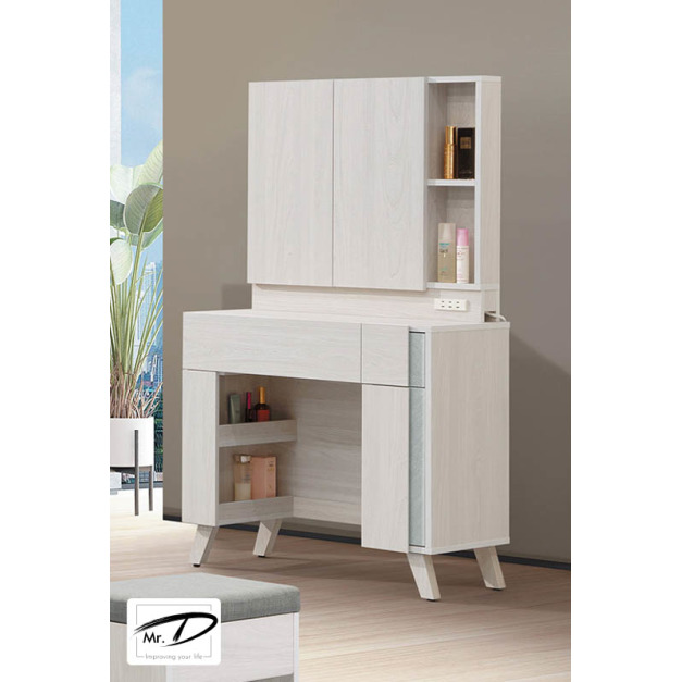 B3272 99-08 沃克2.7尺鏡台 (含椅) B3272 99-08 沃克2.7尺鏡台 (含椅)