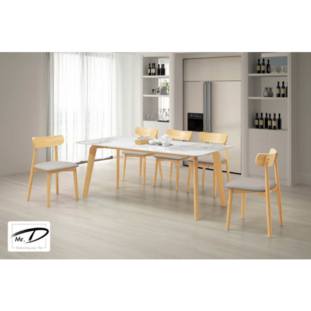 B2241 516-01 萊瑞6尺原木岩板餐桌 B2241 516-01 萊瑞6尺原木岩板餐桌