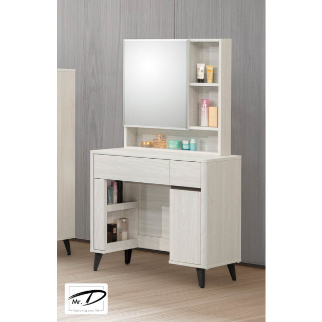 B3266 95-11 卡森2.7尺鏡台 (含椅) B3266 95-11 卡森2.7尺鏡台 (含椅)