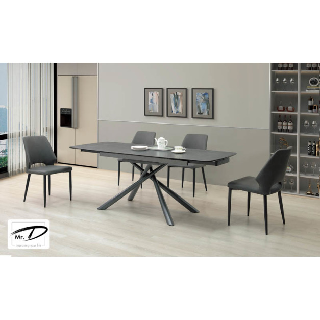 B2134 475-01 利奧6.6尺複合陶板伸縮餐桌 B2134 475-01 利奧6.6尺複合陶板伸縮餐桌