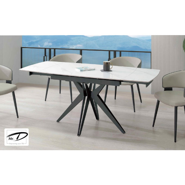 B2178 491-05 丹佐5.6尺岩板伸縮餐桌 B2178 491-05 丹佐5.6尺岩板伸縮餐桌