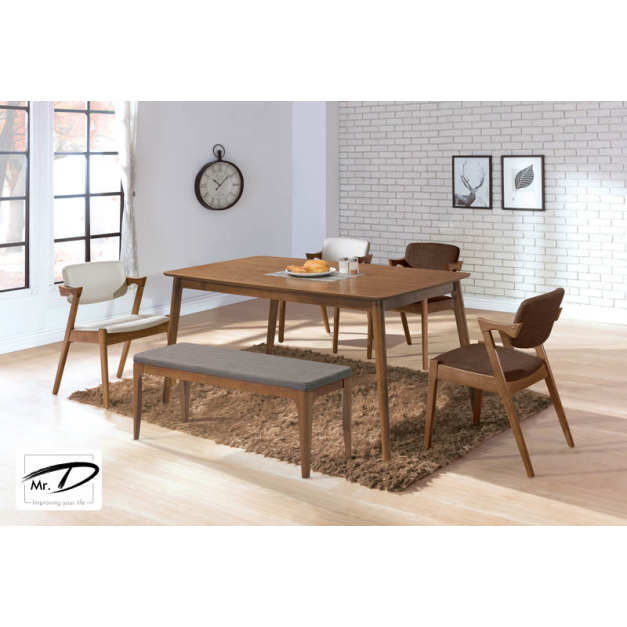 B2269 524-04 莎莉淺胡桃5尺餐桌 B2269 524-04 莎莉淺胡桃5尺餐桌