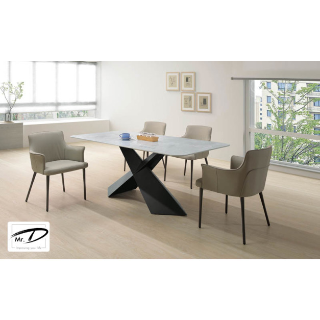 B2175 491-02 威斯頓6尺岩板餐桌(10cm導圓角) B2175 491-02 威斯頓6尺岩板餐桌(10cm導圓角)