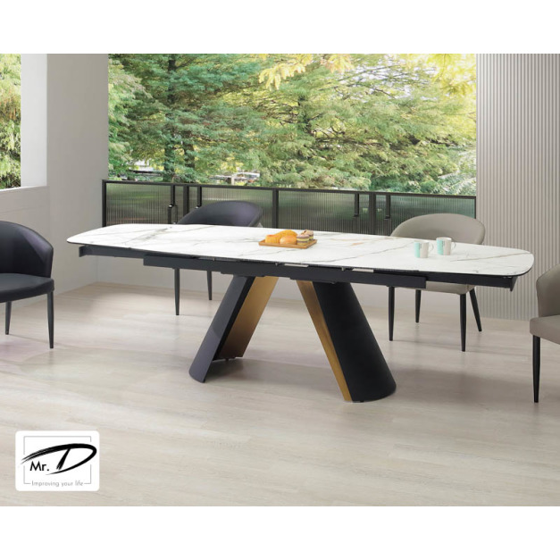 B2112 464-01 英格麗8.6尺複合陶板伸縮餐桌 B2112 464-01 英格麗8.6尺複合陶板伸縮餐桌