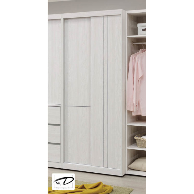 B3207 66-02 科琳2.7尺雙吊推門衣櫥 B3207 66-02 科琳2.7尺雙吊推門衣櫥