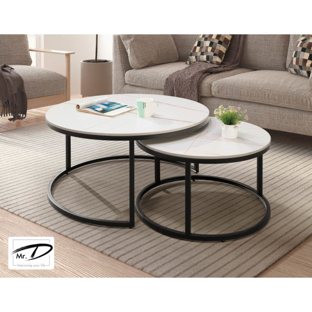 B1208 284-03 艾維斯岩板茶几組 B1208 284-03 艾維斯岩板茶几組