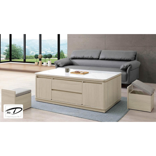 B1221 291-01 佛雷4.65尺岩板多功能茶几 B1221 291-01 佛雷4.65尺岩板多功能茶几