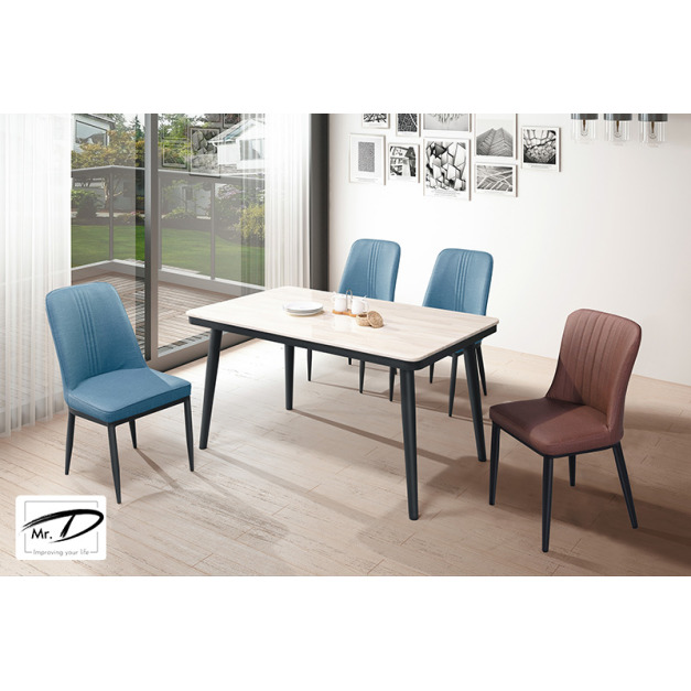 B2203 504-04 弗格斯4.5尺石面餐桌 B2203 504-04 弗格斯4.5尺石面餐桌